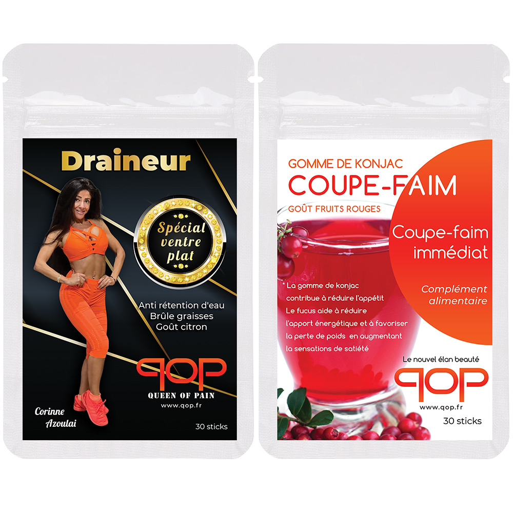 Pack Draineur ventre plat + Régime Minceur
